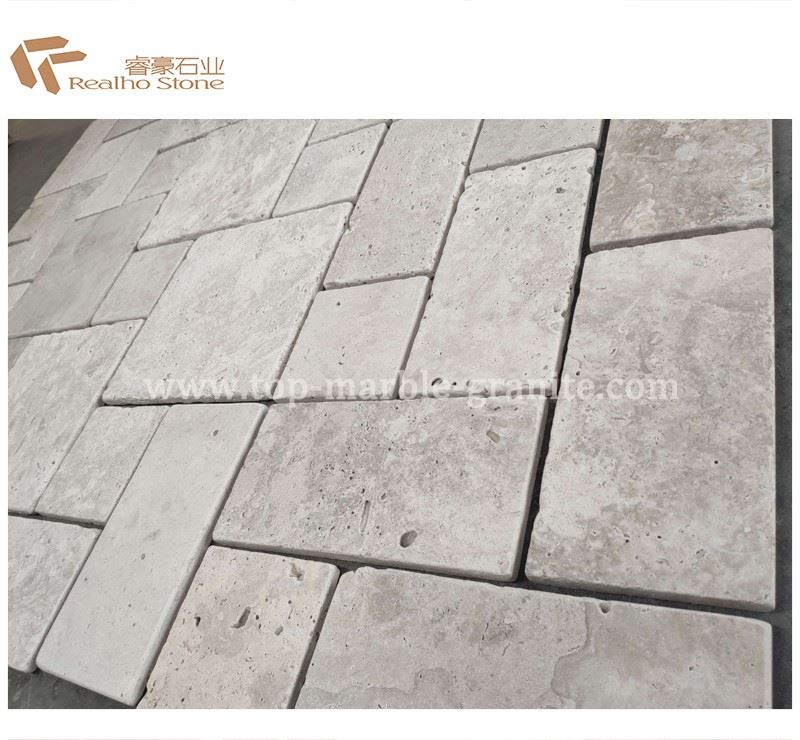 tumbled travertine tiles