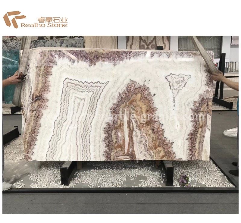 rainbow onyx marble tile