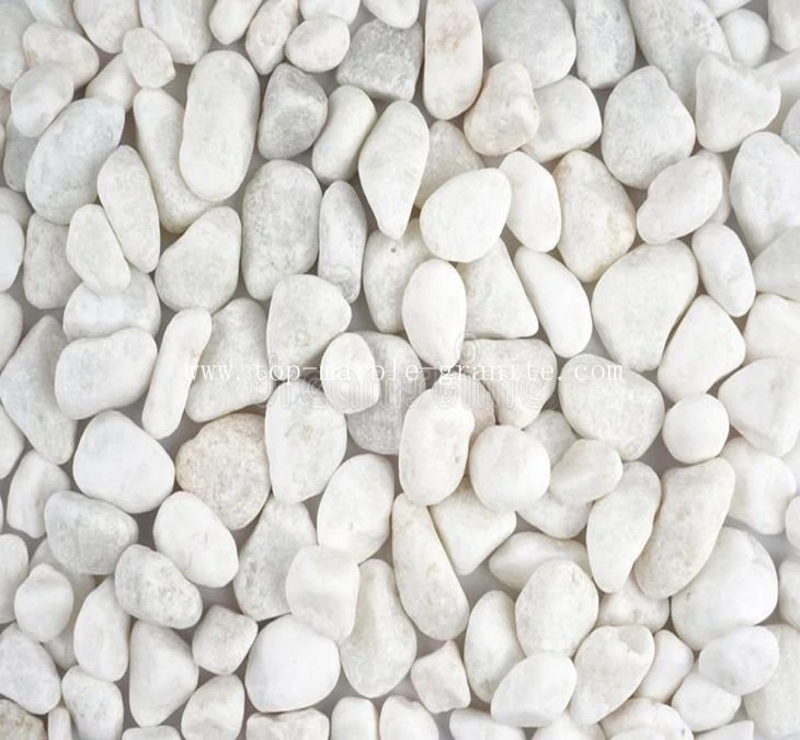 white cobblestone stone texture