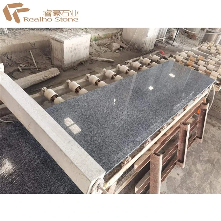 G654 Dark Grey Granite Slab Flooring Tile Wall Cladding Stairs Countertops best