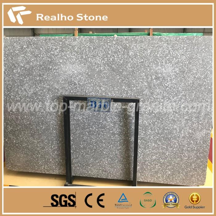 White And Grey Cement Terrazzo Slabs