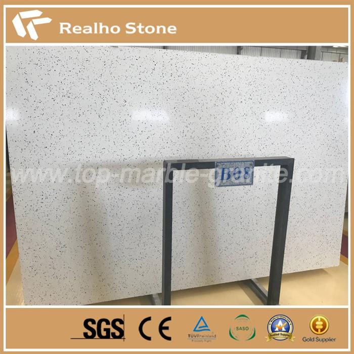 White And Grey Cement Terrazzo Slabs