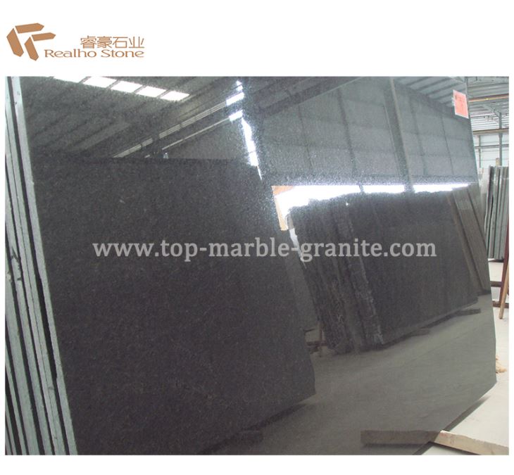 Countertop uchun qora marvarid granit plitalari