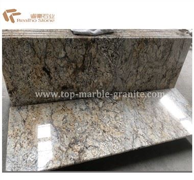 Stol usti uchun yuqori sifatli tabiiy oltin kristalli granit plitasi
