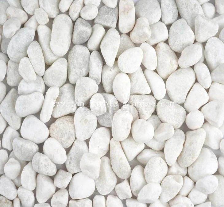 white cobblestone stone texture